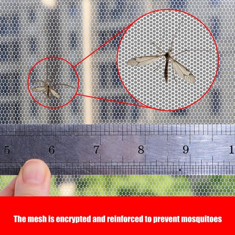 Instants Installion Mesh Window Screens Stick Designs Tear Resistant Materials for Home Bedroom Kitchen Pet Friendly