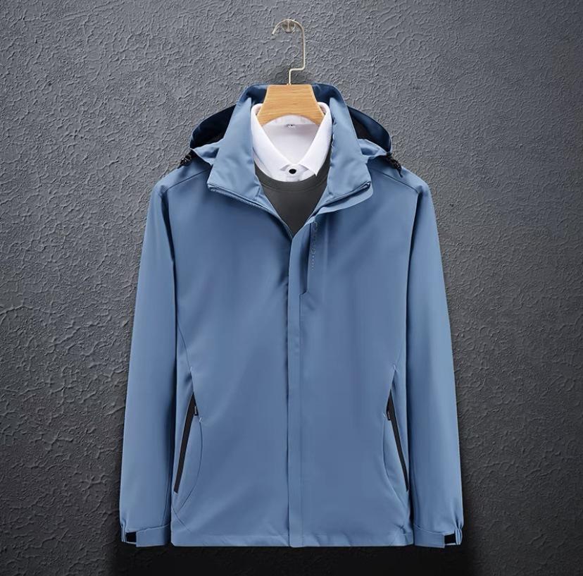 Hardshell Jacket for Men Spring Autumn Thin Mountain Casual Jacket for Women Waterproof Windproof Sports Hooded Coat