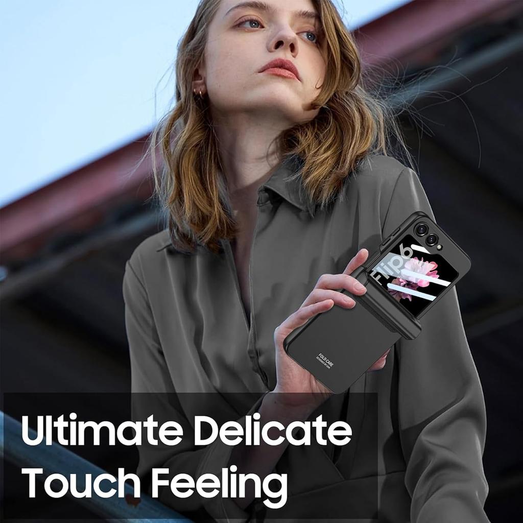 NINKI for Samsung Galaxy Z Flip 6 Case with S Pen Holder and S Pen, Galaxy Flip 6 Case Magnetic Hinge Protection Screen Protector Phone Case for