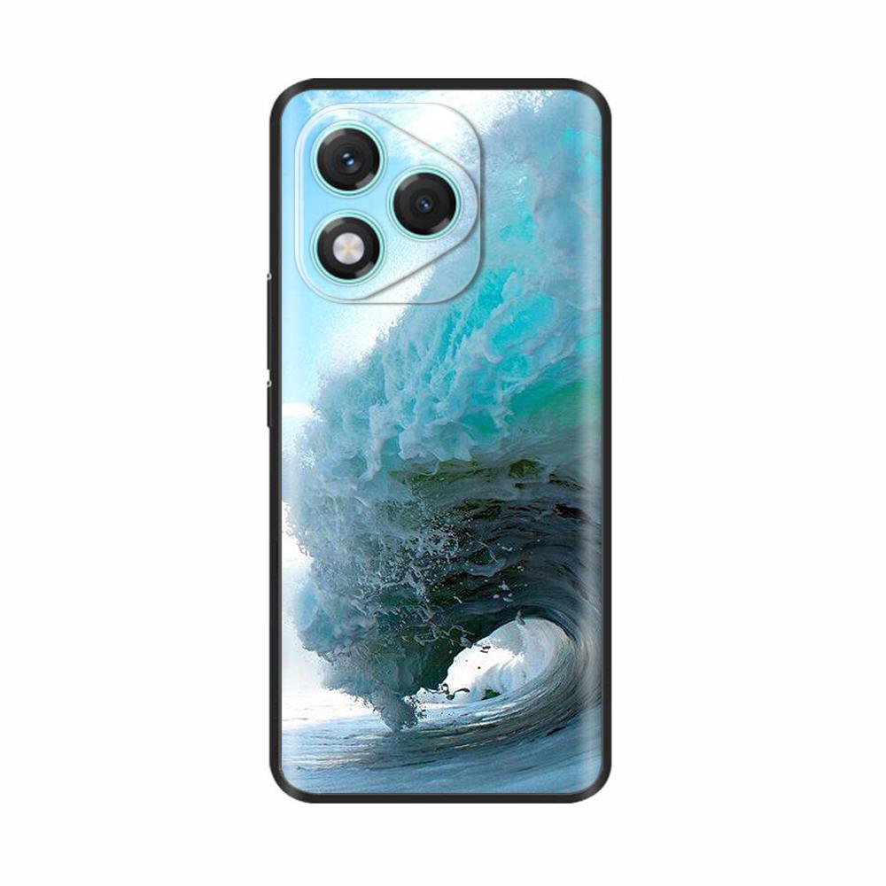 Honor 400 Lite Hülle, Luxus-Handyhülle für Honor 400 Lite, Stoßfeste Schutzhülle aus weichem Silikon, Rückseite