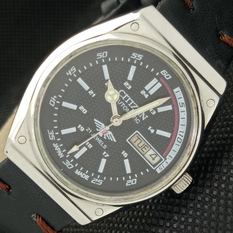 

USED CITIZEN AUTOMATIC OLD 8200 JAPAN MENS WATCH a298305-1 SKU562a-a298305