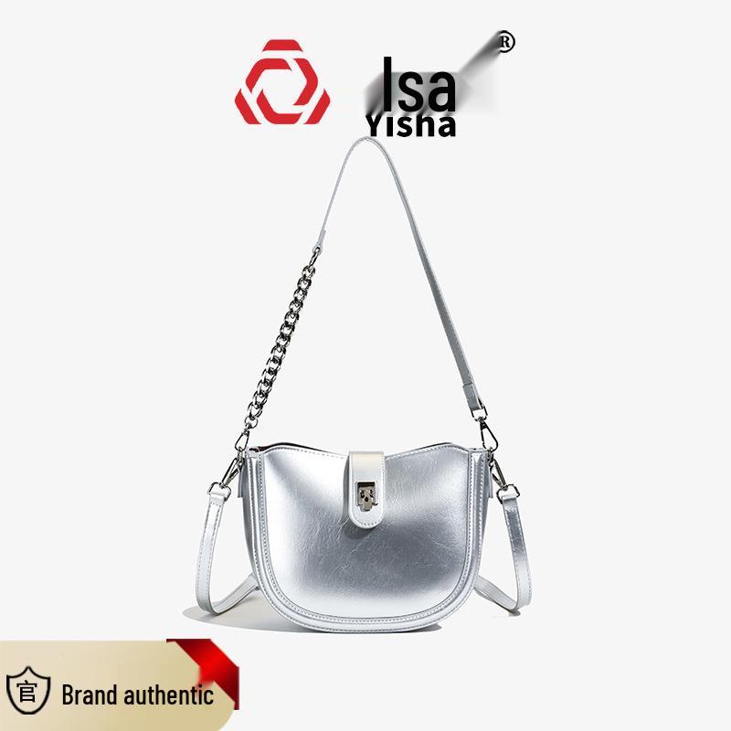 

Women s Large Capacity Saddle Bag: Versatile, High-End Texture, Crossbody and Underarm Single Shoulder Bag чорний