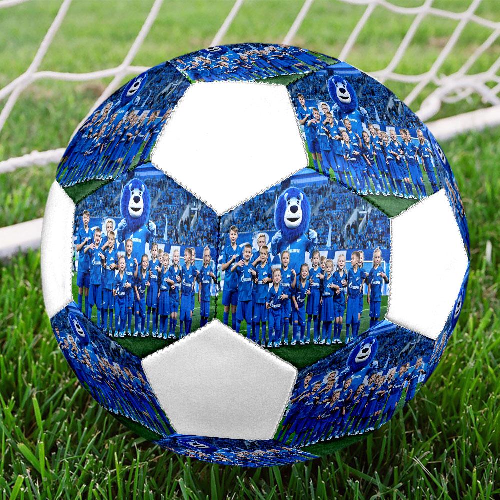 Zenit St Petersburg size5 Soccer Ball, colorful, suitable for all ages, machine-stitched, PVC material, competition grade,durable and high bounce