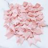 20pcs Fresh Pink Ribbon Small Packaging Bow Polyester Satin Bow Flower Handmade Tie Hair Accessories Craft Supplies