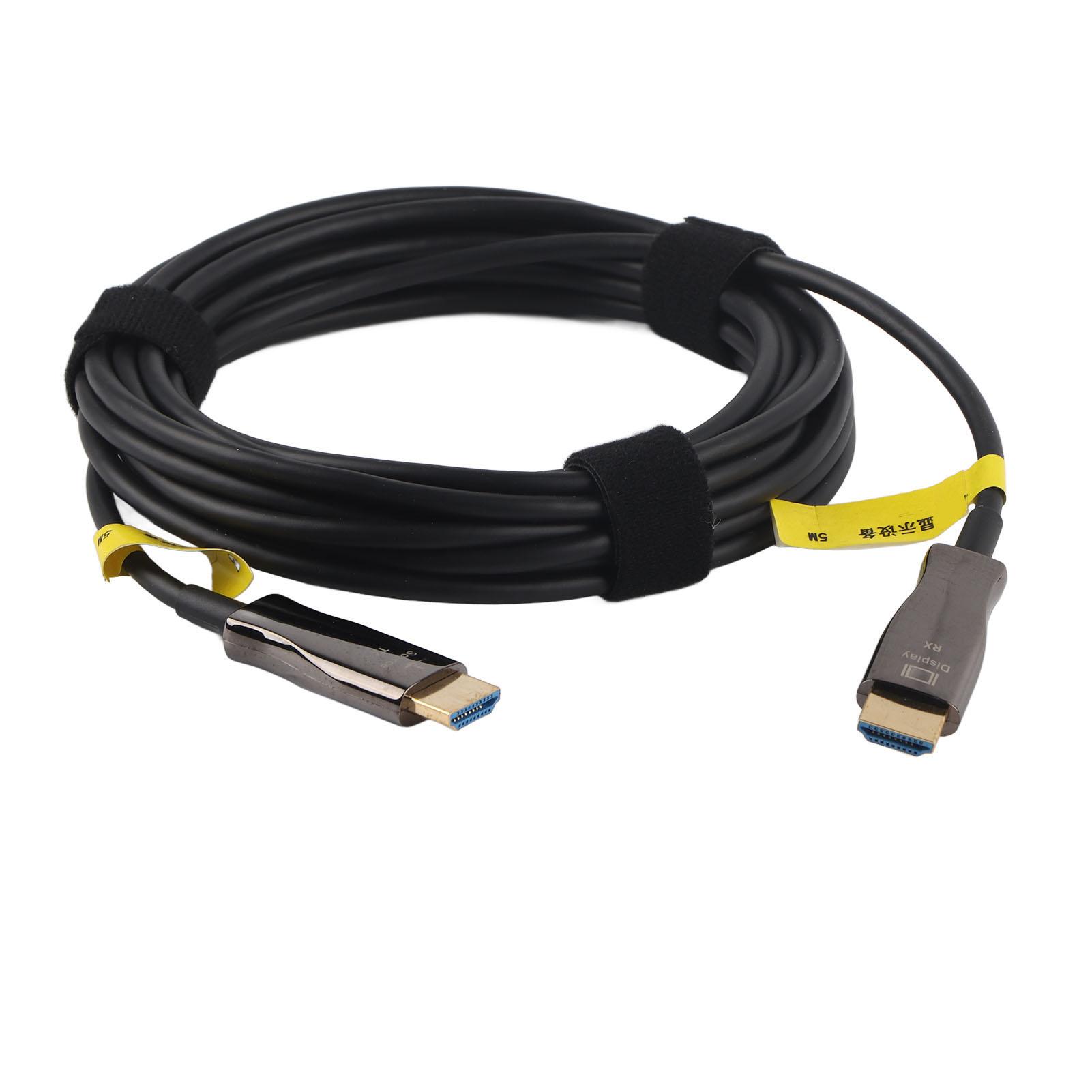 

Оптоволоконный мультимедийный интерфейсный кабель 4K HD 4:4:4RGB HDR10 HDCP2.2 18 Гбит/с HD однонаправленный кабель 5 Meters