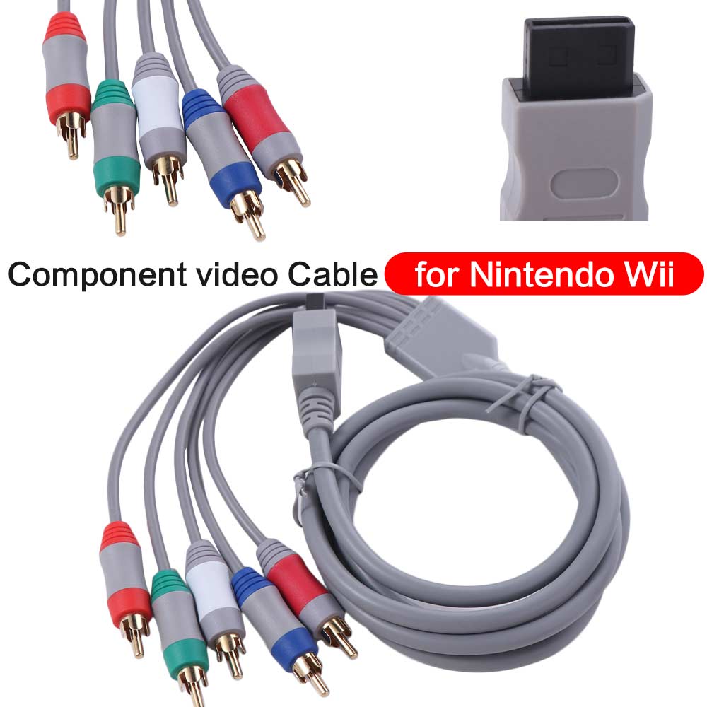 5 In 1 Wii Game Cable 1080P Audio Video TV Connector Cable Wii/Wiiu Component Cable  USB TO SP
