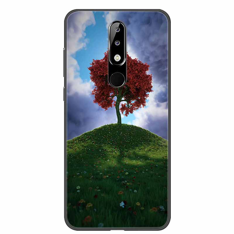 Per Nokia 6.1 Plus Custodia Adorabile Morbido Silicone Cartone Animato Gatto TPU Custodie per Telefono per Nokia X6 Copertura 6.1Plus Carina Coque per NokiaX6 Guscio