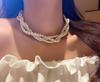 Elegant Pearl Cherry Necklace: Luxe Summer Clavicle Chain for Women