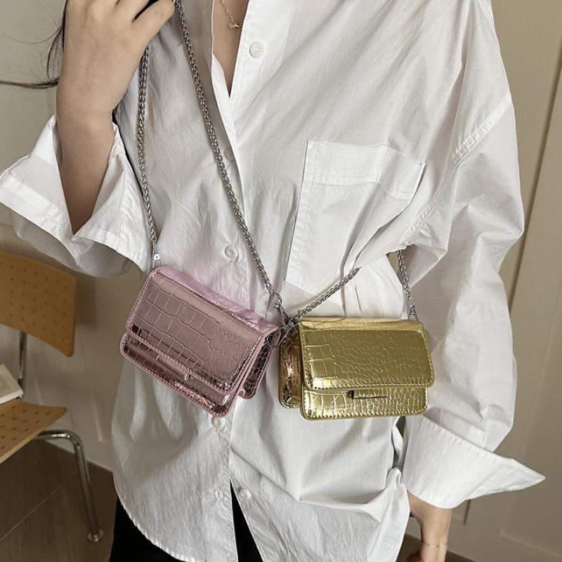 Women'S Rhombus Chain Small Square Bag High-End Fashion Shoulder Messenger Versatile Elegant Trendy Mini Bag