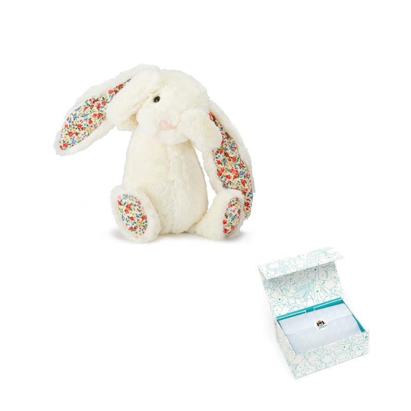 

JELLYCAT Застенчивый Цветок Ухо Бонни Кролик Белая Плюшевая Кукла 18см Trumpets 18cm белый