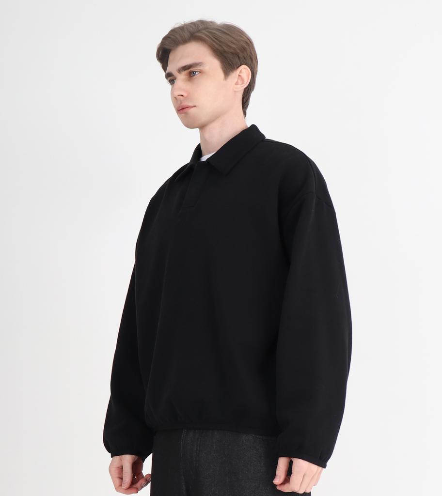 Beoteunseoul Two-Button Collared Knit 3 Colors (Black)