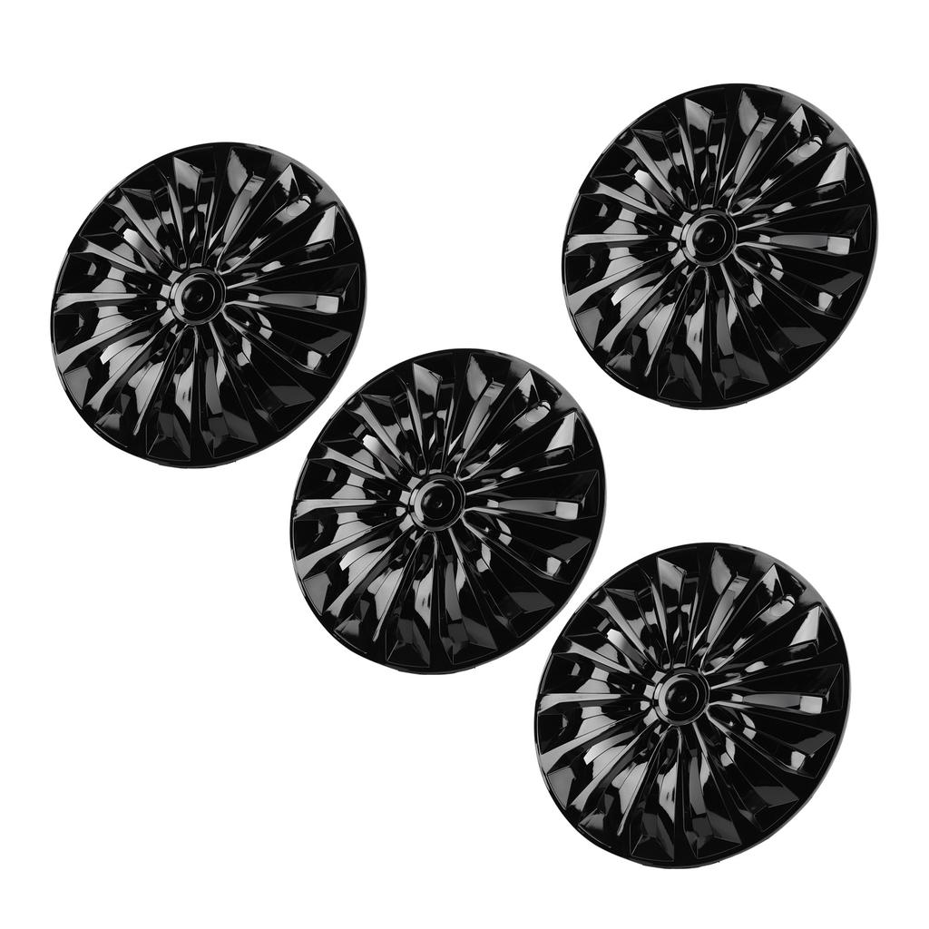 4PCS Hub Wheel Covers 14 Inch Clip On Mounting Stylish Design for R14 Car Tires