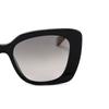 CHANEL Logo Irregular Sunglasses Women's Black