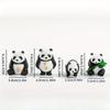 4Pcs New Panda Figurine Diy Home Kawaii Room Decor Miniature Fairy Garden Decoration Accessories Modern Children'S Birthday Gift