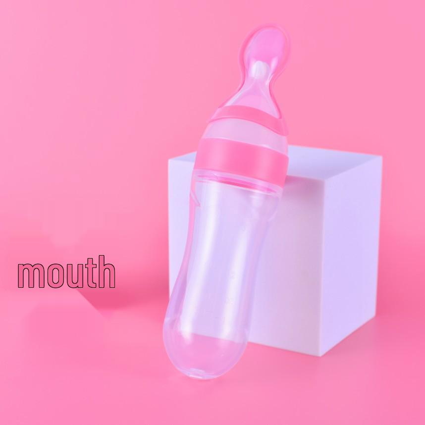 

Baby Rice Cereal Feeding Bottle with Spoon for Weaning