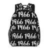 Made In 1966 Graphic 60 Years Of Perfection Print Student Backpack School Bag Daypack for Men Women Fashion Bookbag Shoulder Bag
