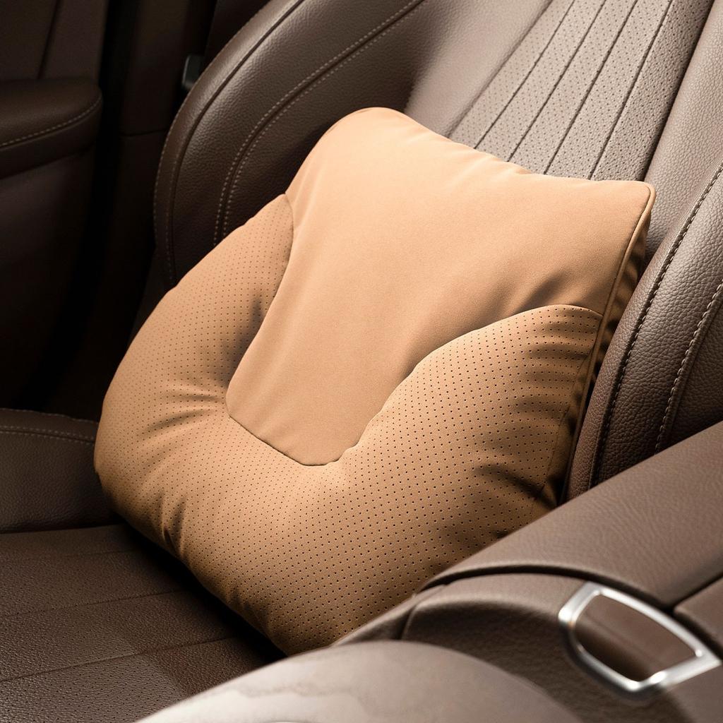 Universal Car Headrest Waist Pillow Car Accessories For Mercedes Benz AMG GLE C260 W164 W211 W212 Neck Pillow Lumbar Support
