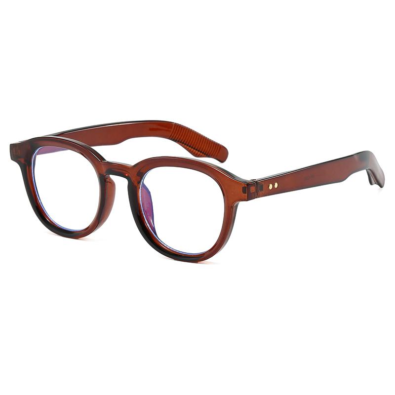 High Quality Anti Blue Light Glasses Round Eyewear for Women Men Daily Commute Blue Light Blocking Eyeglasses