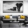 Walking Elephant Home Decoration Canvas Painting Modern Light Luxury Living Room Wall Art Posters High End Picture Print Artwork