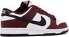 Nike Dunk Low Sneaker dunkel teamrot/schwarz/summit weiß