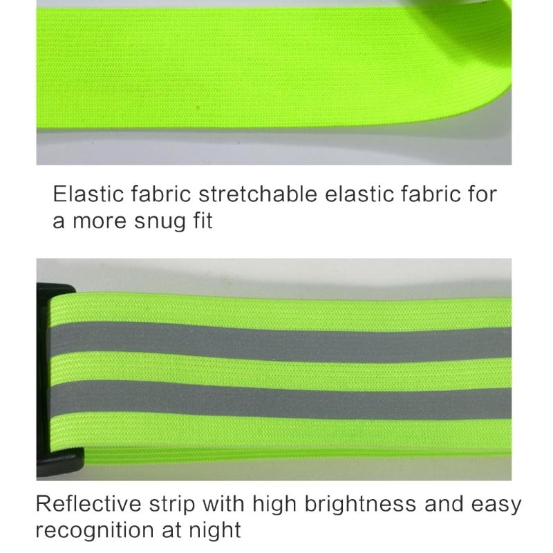 Reflective Glow Belt Be Seen and Protected During Nighttime Workouts! Reflective Waist Belt Storage Pocket Armbands