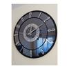 Real Mirror Wall Clock 50 Cm Trend Modern Living Room Smoked V2