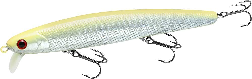 

Lucky Craft USA Flash Minnow 110WK Fishing Lure Bone ~Wake~ (110 Shad) [Used]