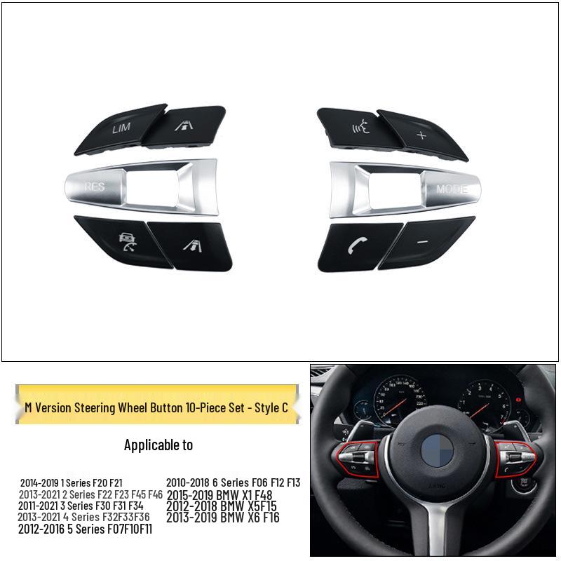 BMW M Series Steering Wheel Multi-Function Cruise Control Button - 3, 5, 7 Series, X5