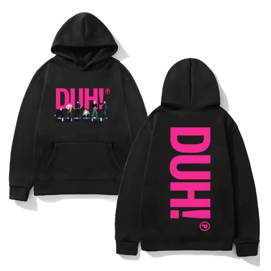 KPOP P1Harmony DUH Album Lustiger Hoodie Hip Hop Grafik Sweatshirt 90er Jahre Vintage Streetwear Harajuku Trainingsanzug Y2K Kleidung