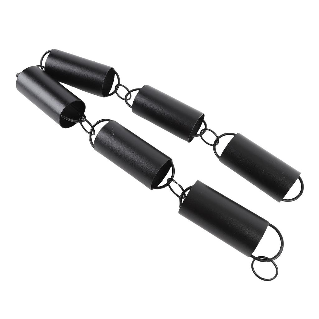 Rain Chain, Rainwater Catcher & Diverter, 1m/3.28ft Aluminum Cylinder Decorative Rain Catcher Chain for Outside Garden Yard, To Replace Roof Gutter D