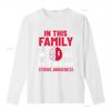 Stroke Recovery Survivor Awareness Therapy Ribbon T Shirt vintage Washed Casual graphic Soft Stylish Breathable Comfortable