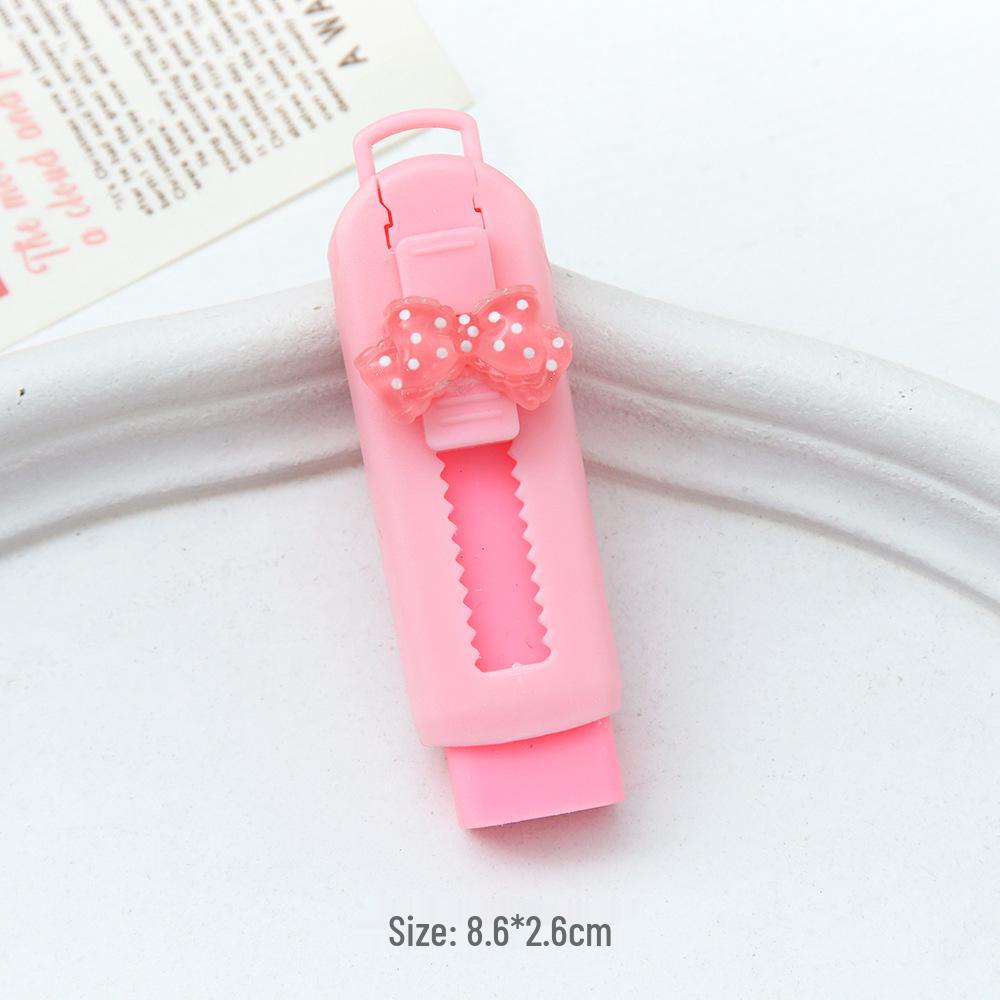 Cartoon Push-Pull No-Trace Eraser - Creative Stationery for Elementary Students