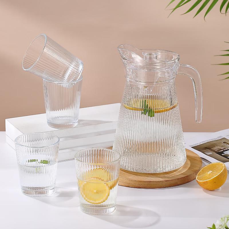 Aigelaiya Elegant 5-Piece Glass Water Set