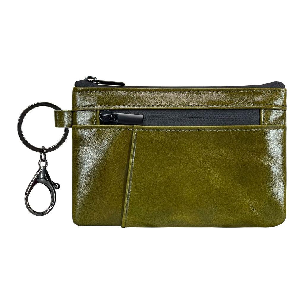 Classic Leather Rfid Coin Purse With Waterresistant And Antibacterial Features For Daily Use
