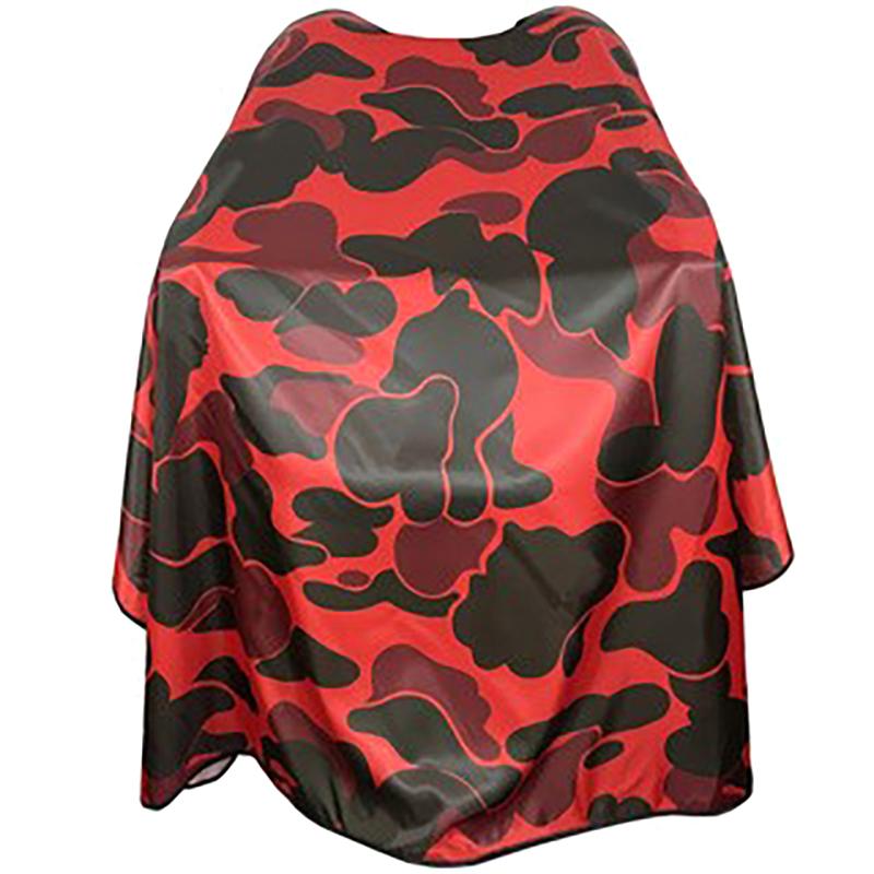 New Barber Hairdresser Camouflage Aprons Anti Static Haircut Capes Professional Barbershop Waterproof Aprons Shawls Salon Tool красный