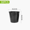 50/100pcs Black Seedling Nursery Pots Planting Pot Black Grow Bag Transplant Breathable Cup Vegetable Container Nursery Cup