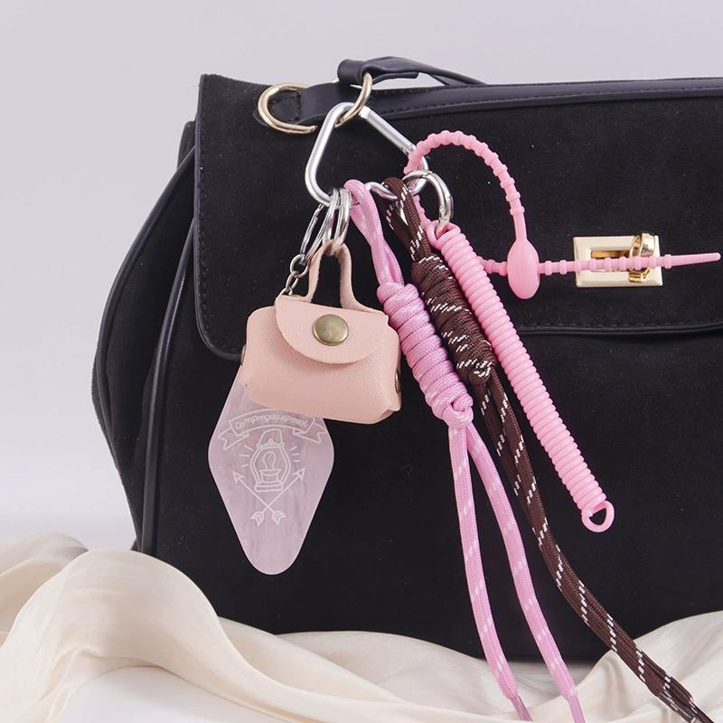 

Міні Милий Шкіряний Рюкзак Підвіска Сумка Підвіска Сумки Аксесуари one size рожевий