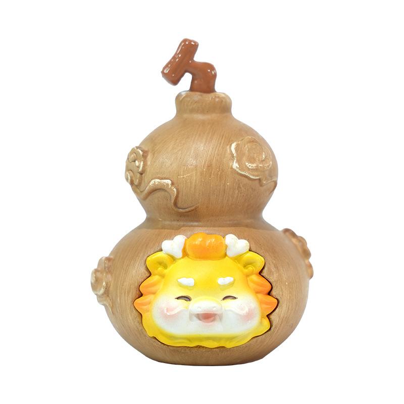 New Fulu Small Zodiac Charm and Good Luck Desk Decoration Item - Gourd Handicraft Item - Cute