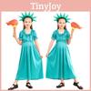 Statue Liberty Of Halloween Costume Children Adult Dress For Stage Performances