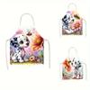 1pc, Universal Apron for All Seasons, Suitable for Both Men And Women, Featuring Animal Patterns, Practical for Kitchen Use
