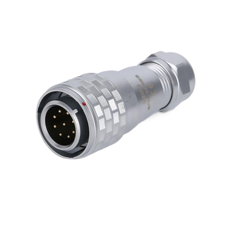 WEIPU SF16 SF1610 Male Plug M16 Charger Waterproof Connector IP67 Power Electrical Adapter Panel Mount PCB 2 3 4  5 7 9Pin 10Pin