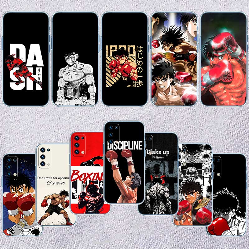UP34 Hajime no Ippo Transparent Phone Case for Samsung Galaxy A04 A04S A14 A23 A34 A54 M23 M33 M52 M53