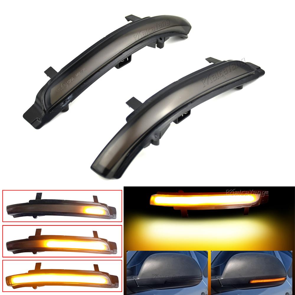 2x For Skoda Octavia MK2 A5 SuperB B6 3T 2009 2010 2011 2012 Dynamic LED Turn Signal Rearview Mirror Light Flasher Water