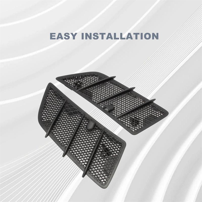Pair Hood Vent Grille Covers for Mercedes For Benz W164 GL Class 350 450 with OEM Numbers 1648804305 1648804405