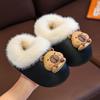 Waterproof Winter Cotton Slippers for Kids with Detachable Covers – Warm Indoor Home Shoes for Boys, Girls, and Babies