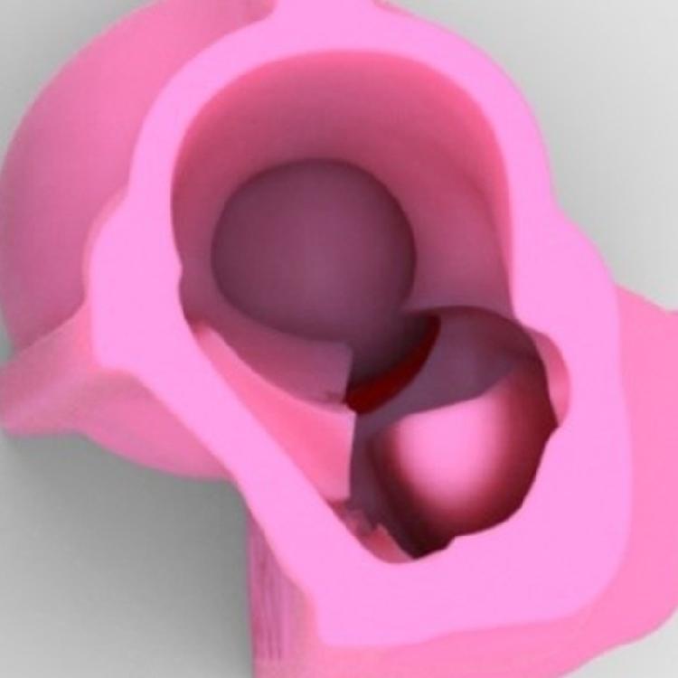 Vase Moulds Human Shape Silicone Material for Making Concrete Resin Flowerpot