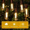 Outdoor Solar String Lights LED IP65 Waterproof Edison Bulb Retro Vintage Christmas Garland Garden Party Decoration Fairy Lamp