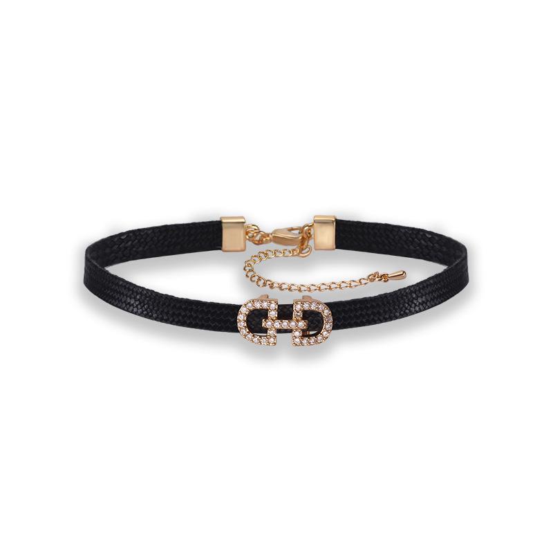 Korean Black Choker Necklace for Women - Fresh Clavicle Chain, Short Neckband Jewelry