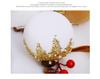 Painted Plastic Christmas Tree Ornaments Set - 8cm Balls Available in 9pcs or 12pcs