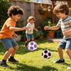 Soccer Sandbags, Soft Plush Football Sack with Spiral Fill, Portable Stress Relief Toy for Kids Adults for Outdoor Fun Foot Coordination Training